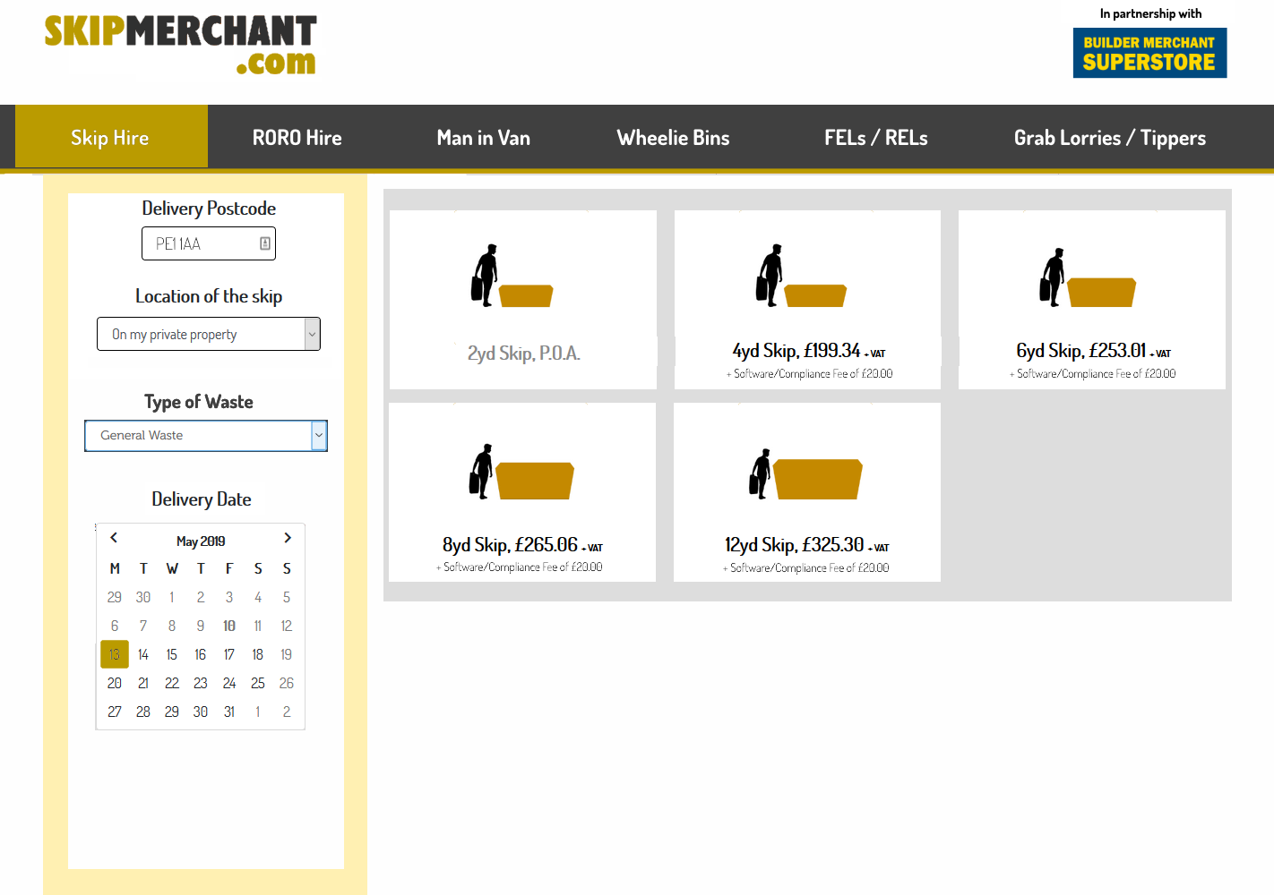 Skip Merchant Screenshot